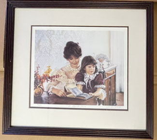 A Quiet Time - Sandra Knek print